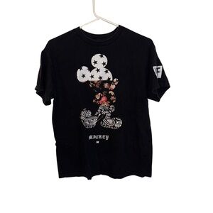 Disney Black Mickey Mouse Neff Swag Graphic Tee | M